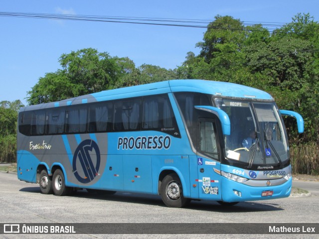 Auto Viação Progresso 6094 na cidade de Recife, Pernambuco, Brasil, por Matheus Lex. ID da foto: 8258245.