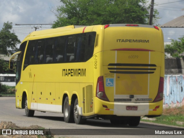 Viação Itapemirim 60079 na cidade de Recife, Pernambuco, Brasil, por Matheus Lex. Número da foto: #8258248.