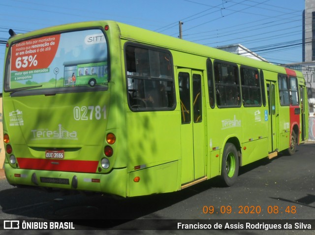 Viação Santana 02781 na cidade de Teresina, Piauí, Brasil, por Francisco de Assis Rodrigues da Silva. Número da foto: #8256861.