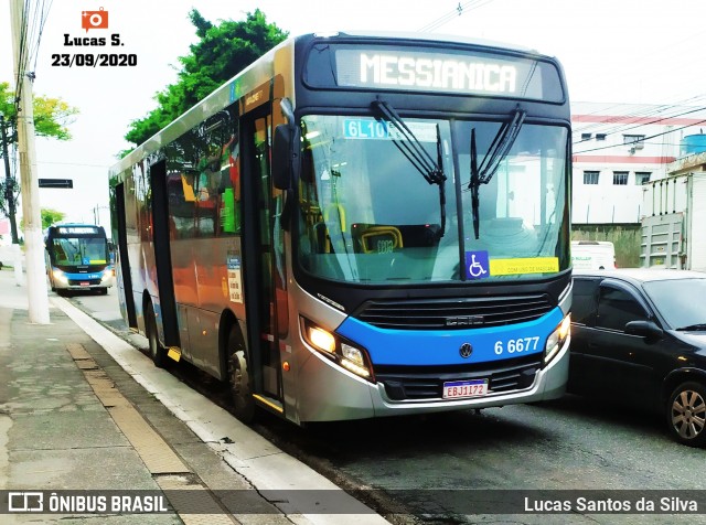 Transwolff Transportes e Turismo 6 6677 na cidade de São Paulo, São Paulo, Brasil, por Lucas Santos da Silva. Número da foto: #8258676.