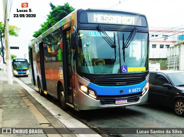 Transwolff Transportes e Turismo 6 6677 na cidade de São Paulo, São Paulo, Brasil, por Lucas Santos da Silva. ID da foto: 8258676.