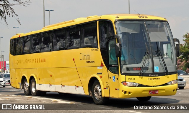 Viação Itapemirim 8831 na cidade de São Paulo, São Paulo, Brasil, por Cristiano Soares da Silva. Número da foto: #8258888.