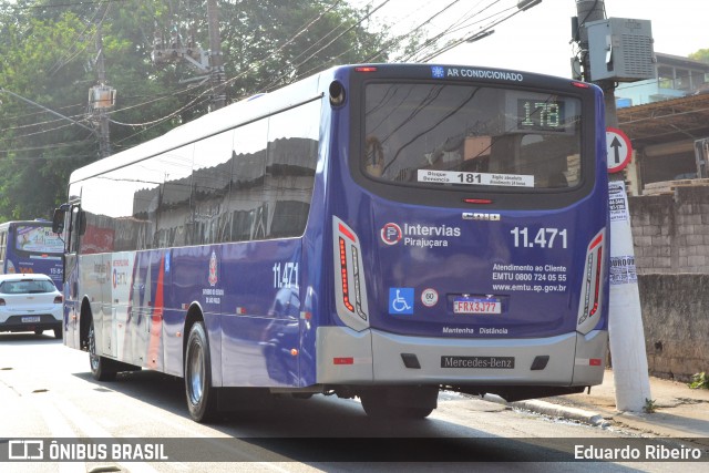 Viação Pirajuçara 11.471 na cidade de São Paulo, São Paulo, Brasil, por Eduardo Ribeiro. ID da foto: 8260834.