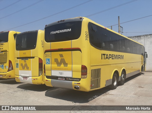 Viação Itapemirim 7001 na cidade de São Paulo, São Paulo, Brasil, por Marcelo Horta. Número da foto: #8260444.