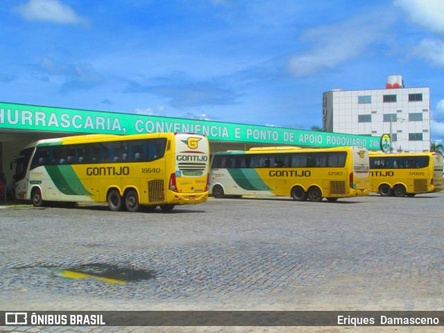 Empresa Gontijo de Transportes 18640 na cidade de Eunápolis, Bahia, Brasil, por Eriques  Damasceno. ID da foto: 8260245.