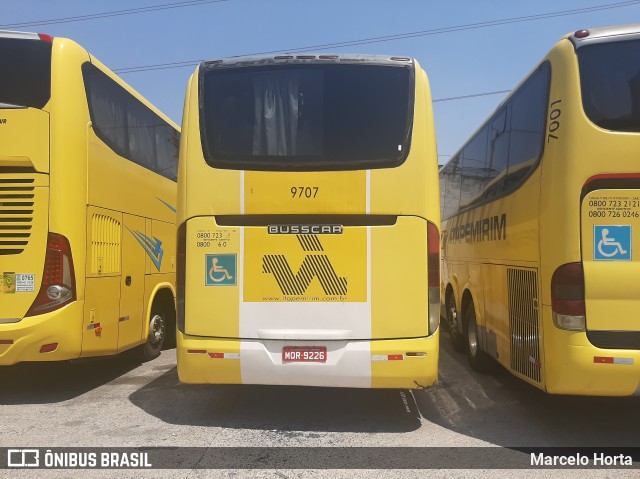 Viação Itapemirim 9707 na cidade de São Paulo, São Paulo, Brasil, por Marcelo Horta. Número da foto: #8260433.