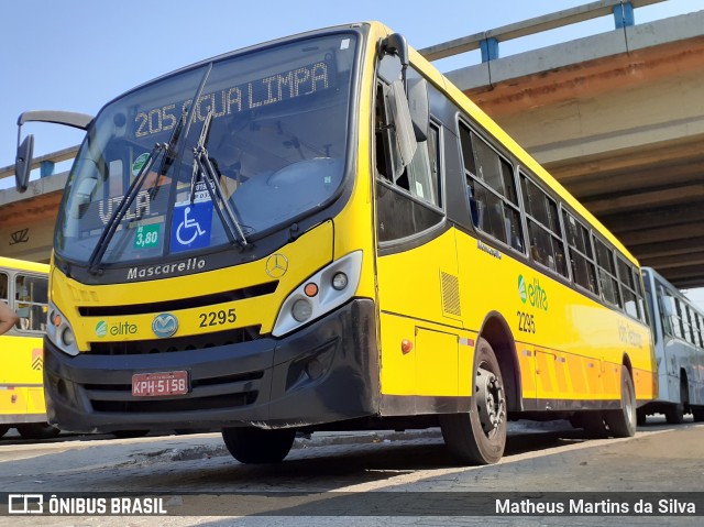 Viação Elite 2295 na cidade de Volta Redonda, Rio de Janeiro, Brasil, por Matheus Martins da Silva. Número da foto: #8259208.