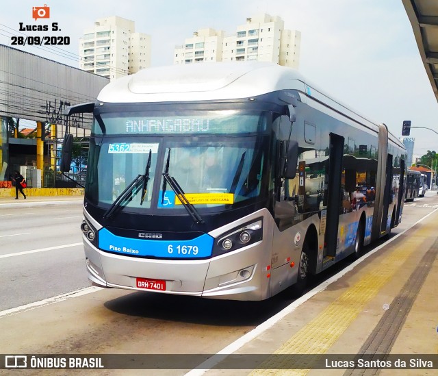 Viação Grajaú S.A. 6 1679 na cidade de São Paulo, São Paulo, Brasil, por Lucas Santos da Silva. ID da foto: 8258674.