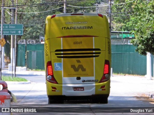 Viação Itapemirim 60069 na cidade de São Paulo, São Paulo, Brasil, por Douglas Yuri. ID da foto: 8262953.