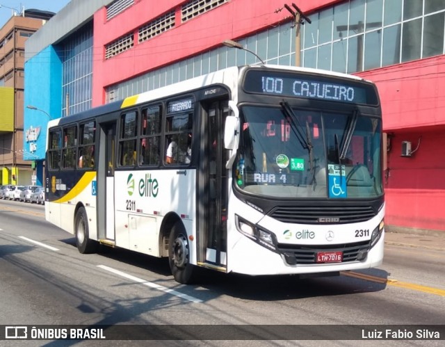 Viação Elite 2311 na cidade de Volta Redonda, Rio de Janeiro, Brasil, por Luiz Fabio Silva. Número da foto: #8261377.