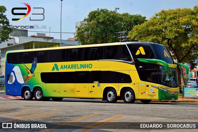 Viação Amarelinho 13300 na cidade de Sorocaba, São Paulo, Brasil, por EDUARDO - SOROCABUS. ID da foto: 8262644.