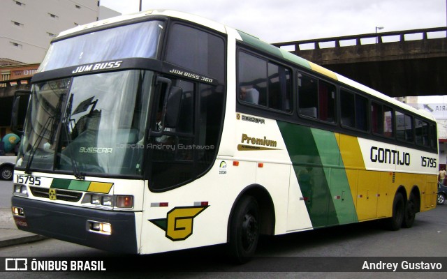 Empresa Gontijo de Transportes 15795 na cidade de Belo Horizonte, Minas Gerais, Brasil, por Andrey Gustavo. ID da foto: 8261102.