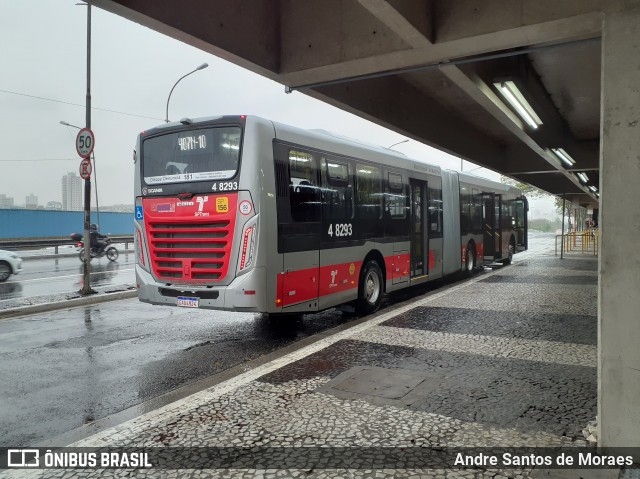 Express Transportes Urbanos Ltda 4 8293 na cidade de São Paulo, São Paulo, Brasil, por Andre Santos de Moraes. Número da foto: #8263596.