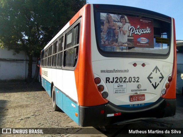 Viação Sul Fluminense RJ 202.032 na cidade de Volta Redonda, Rio de Janeiro, Brasil, por Matheus Martins da Silva. Número da foto: #8265789.
