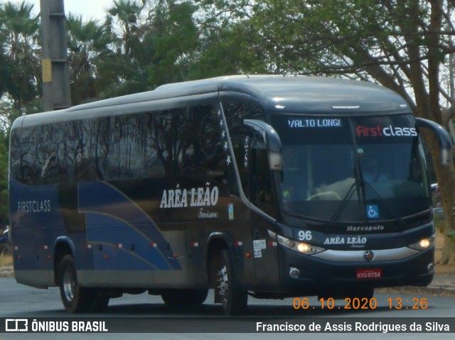 Arêa Leão Turismo 96 na cidade de Teresina, Piauí, Brasil, por Francisco de Assis Rodrigues da Silva. Número da foto: #8264966.