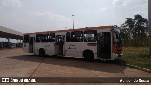 Auto Viação Marechal Brasília 441511 na cidade de Samambaia, Distrito Federal, Brasil, por Adilson de Sousa. ID da foto: 8265443.