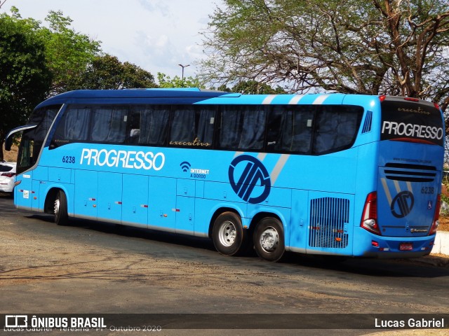 Auto Viação Progresso 6238 na cidade de Teresina, Piauí, Brasil, por Lucas Gabriel. Número da foto: #8264182.