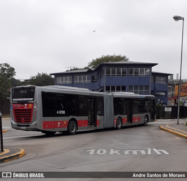 Express Transportes Urbanos Ltda 4 8708 na cidade de São Paulo, São Paulo, Brasil, por Andre Santos de Moraes. Número da foto: #8263932.