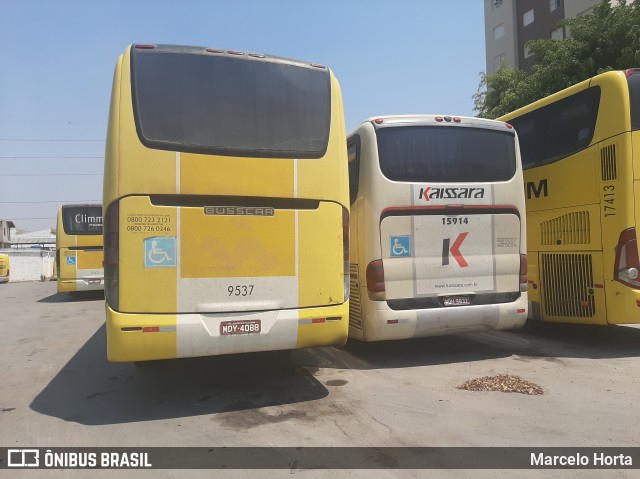 Viação Itapemirim 9537 na cidade de São Paulo, São Paulo, Brasil, por Marcelo Horta. Número da foto: #8264393.