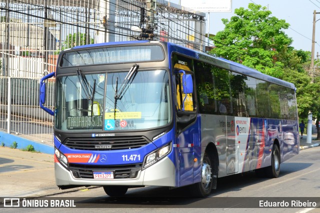 Viação Pirajuçara 11.471 na cidade de São Paulo, São Paulo, Brasil, por Eduardo Ribeiro. ID da foto: 8264706.