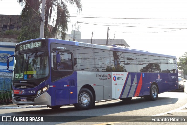 Viação Pirajuçara 11.479 na cidade de São Paulo, São Paulo, Brasil, por Eduardo Ribeiro. Número da foto: #8264748.