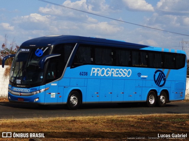 Auto Viação Progresso 6238 na cidade de Teresina, Piauí, Brasil, por Lucas Gabriel. Número da foto: #8264151.