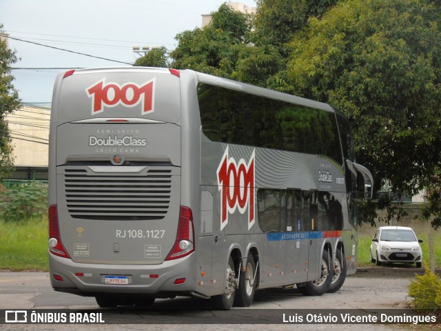 Auto Viação 1001 RJ 108.1127 na cidade de Campos dos Goytacazes, Rio de Janeiro, Brasil, por Luis Otávio Vicente Domingues. ID da foto: 8265553.