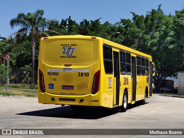 Auto Ônibus Três Irmãos 3810 na cidade de Jundiaí, São Paulo, Brasil, por Matheus Bueno. Número da foto: #8331214.