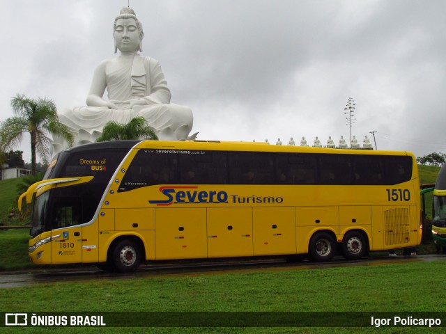 Severo Turismo 1510 na cidade de Ibiraçu, Espírito Santo, Brasil, por Igor Policarpo. Número da foto: #8330896.