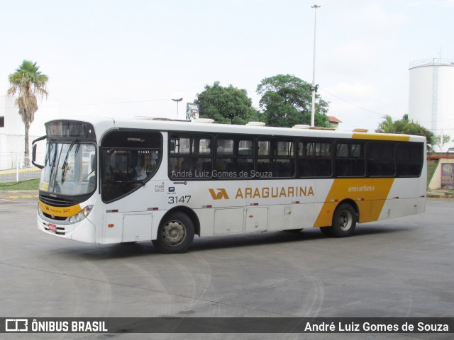 Viação Araguarina 3147 na cidade de Goiânia, Goiás, Brasil, por André Luiz Gomes de Souza. ID da foto: 8332007.