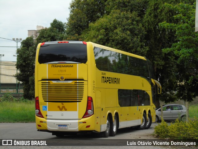 Viação Itapemirim 17019 na cidade de Campos dos Goytacazes, Rio de Janeiro, Brasil, por Luis Otávio Vicente Domingues. ID da foto: 8330961.