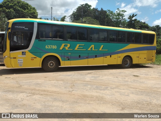 Viação Real Ita 63780 na cidade de Mimoso do Sul, Espírito Santo, Brasil, por Warlen Souza. ID da foto: 8355833.