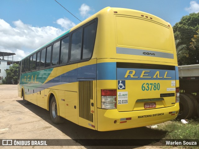 Viação Real Ita 63780 na cidade de Mimoso do Sul, Espírito Santo, Brasil, por Warlen Souza. Número da foto: #8356835.