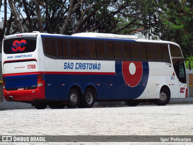 Viação São Cristóvão 1700 na cidade de Divinópolis, Minas Gerais, Brasil, por Igor Policarpo. ID da foto: 8358274.