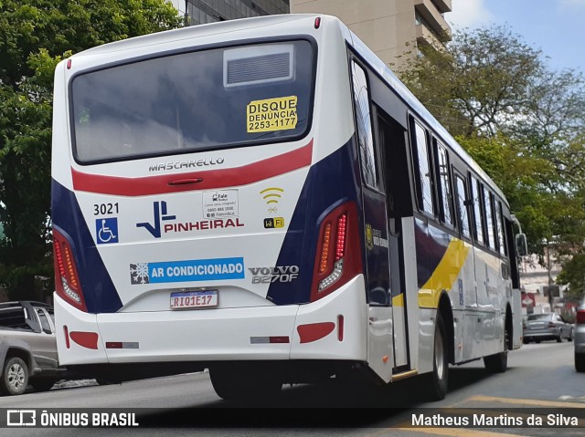 Viação Pinheiral 3021 na cidade de Volta Redonda, Rio de Janeiro, Brasil, por Matheus Martins da Silva. Número da foto: #8356251.