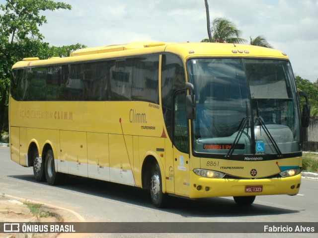 Viação Itapemirim 8861 na cidade de João Pessoa, Paraíba, Brasil, por Fabricio Alves. Número da foto: #8358545.