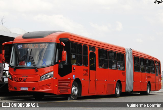 Auto Viação Redentor HE610 na cidade de Curitiba, Paraná, Brasil, por Guilherme Bomfim. Número da foto: #8358964.