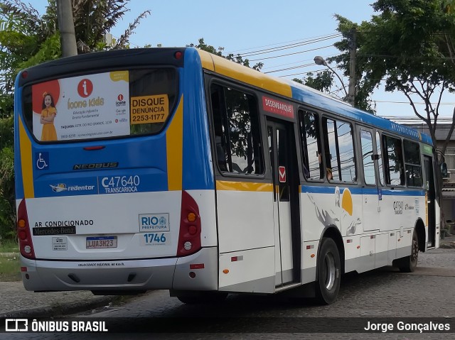 Viação Redentor C47640 na cidade de Rio de Janeiro, Rio de Janeiro, Brasil, por Jorge Gonçalves. ID da foto: 8355841.