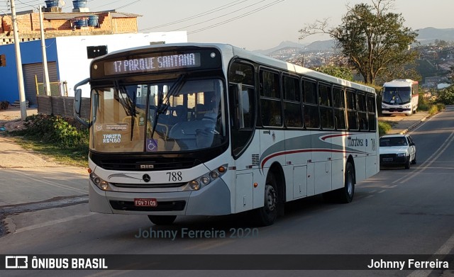 Auto Ônibus Moratense 788 na cidade de Francisco Morato, São Paulo, Brasil, por Johnny Ferreira. ID da foto: 8358971.