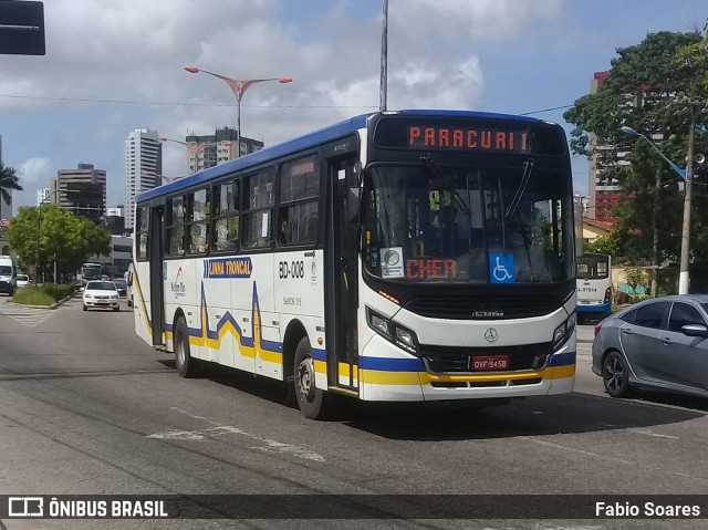 Belém Rio Transportes BD-008 na cidade de Belém, Pará, Brasil, por Fabio Soares. ID da foto: 8358910.