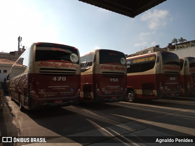 Santa Maria Fretamento e Turismo > Transportes Santa Maria(SP) 470 na cidade de São Bernardo do Campo, São Paulo, Brasil, por Agnaldo Penides. Número da foto: #8357900.