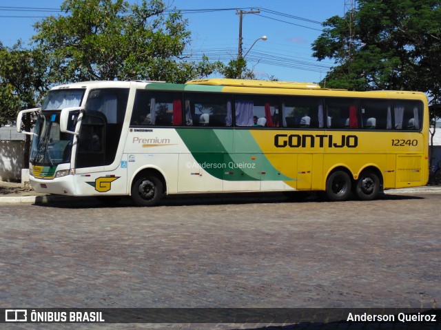 Empresa Gontijo de Transportes 12240 na cidade de Vitória da Conquista, Bahia, Brasil, por Anderson Queiroz. ID da foto: 8359302.