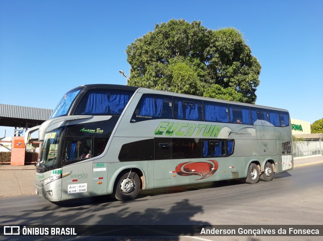Eucatur - Empresa União Cascavel de Transportes e Turismo 4830 na cidade de Cuiabá, Mato Grosso, Brasil, por Anderson Gonçalves da Fonseca. Número da foto: #8356065.
