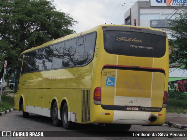 Viação Itapemirim 5811 na cidade de Caruaru, Pernambuco, Brasil, por Lenilson da Silva Pessoa. ID da foto: 8358219.