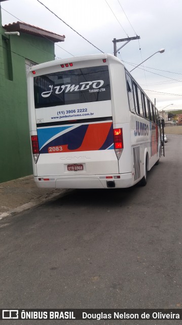 Jumbo Turismo 2083 na cidade de Cajamar, São Paulo, Brasil, por Douglas Nelson de Oliveira. ID da foto: 8356007.