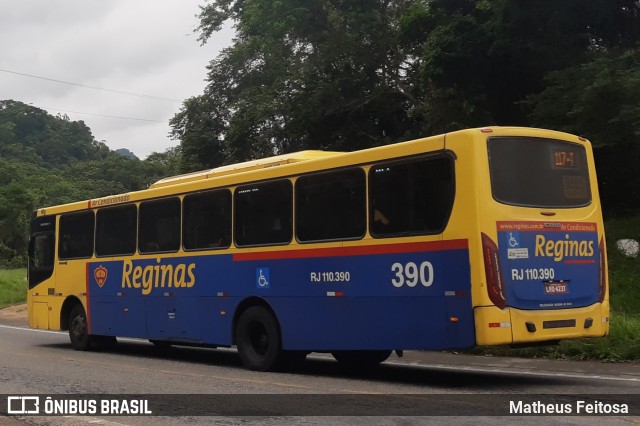 Auto Viação Reginas RJ 110.390 na cidade de Mangaratiba, Rio de Janeiro, Brasil, por Matheus Feitosa . ID da foto: 8356224.