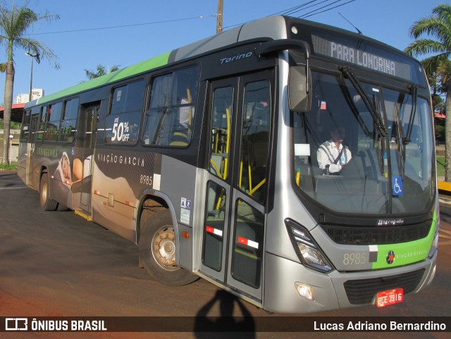 Viação Garcia 8985 na cidade de Londrina, Paraná, Brasil, por Lucas Adriano Bernardino. Número da foto: #8357104.