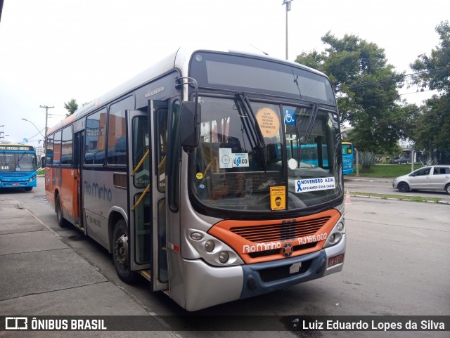 Transturismo Rio Minho RJ 166.002 na cidade de Niterói, Rio de Janeiro, Brasil, por Luiz Eduardo Lopes da Silva. Número da foto: #8361742.