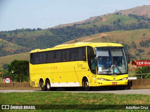 Viação Itapemirim 8639 na cidade de Roseira, São Paulo, Brasil, por Adailton Cruz. Número da foto: #8361312.
