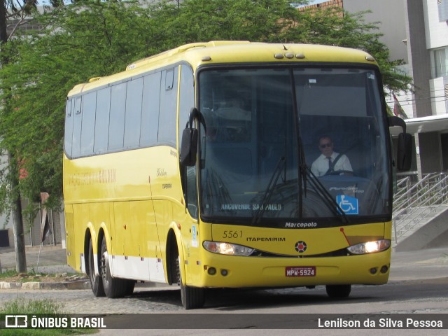 Viação Itapemirim 5561 na cidade de Caruaru, Pernambuco, Brasil, por Lenilson da Silva Pessoa. ID da foto: 8361821.